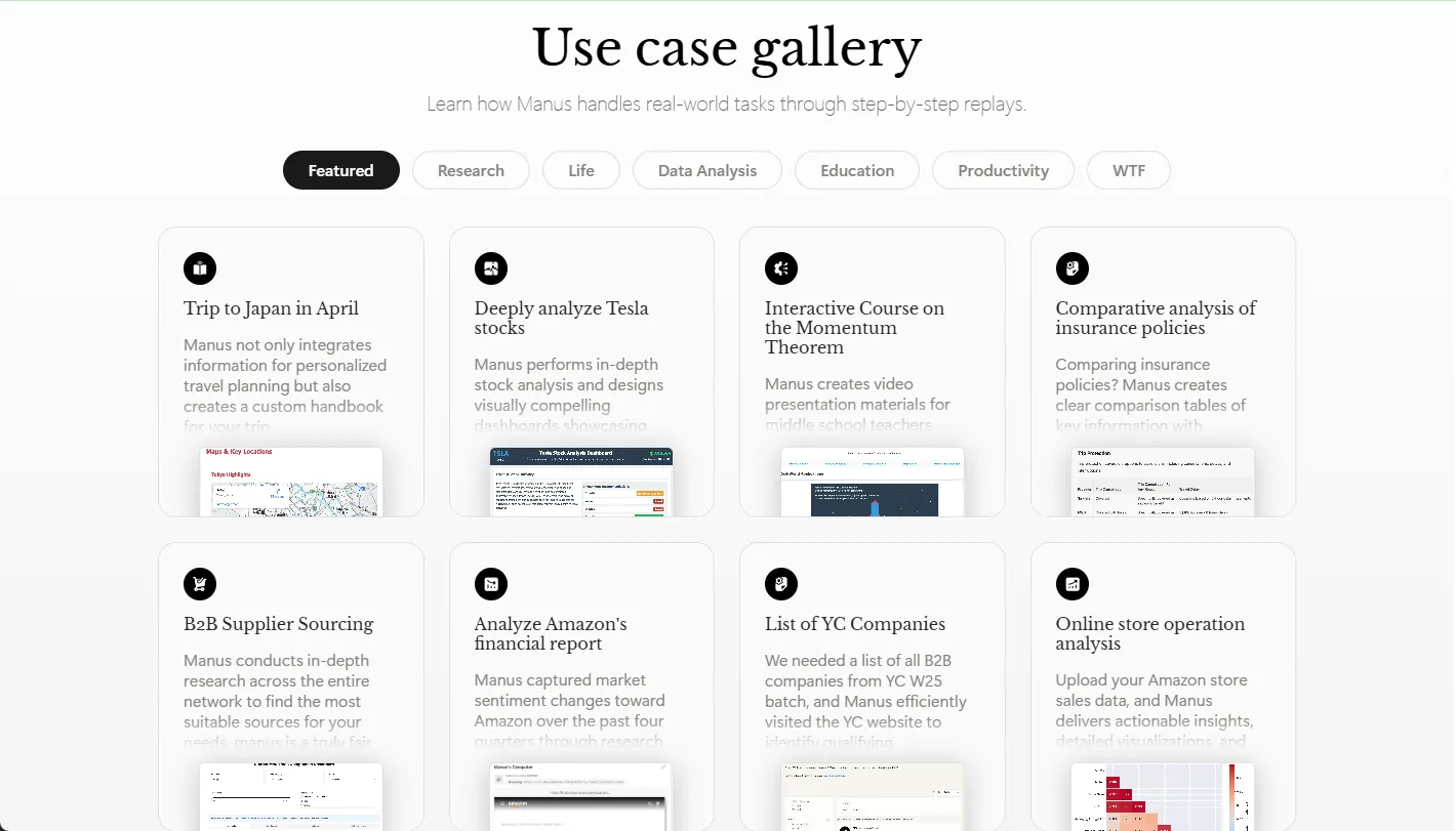 Manus:面向终端用户自主交付任务的通用智能体-1 Manus:面向终端用户自主交付任务的通用智能体-1