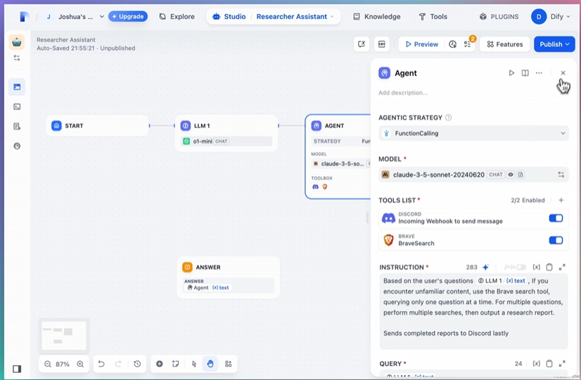 Dify 发布 Agent 节点:为 Workflow 注入自主决策能力-1 Dify 发布 Agent 节点:为 Workflow 注入自主决策能力-1