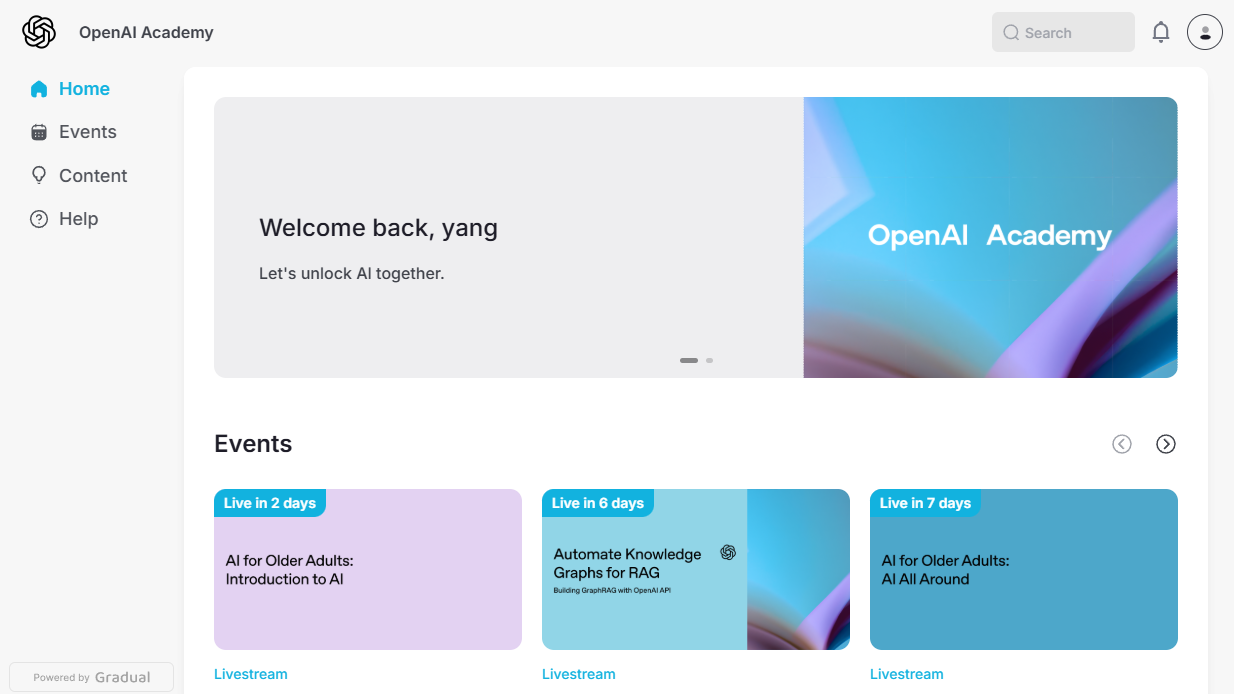 OpenAI 悄然布局教育领域,免费 AI 学习平台 Academy 上线-1 OpenAI 悄然布局教育领域,免费 AI 学习平台 Academy 上线-1