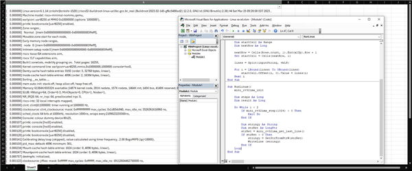 这才是真正的精通!开发者成功实现Excel中运行Linux
