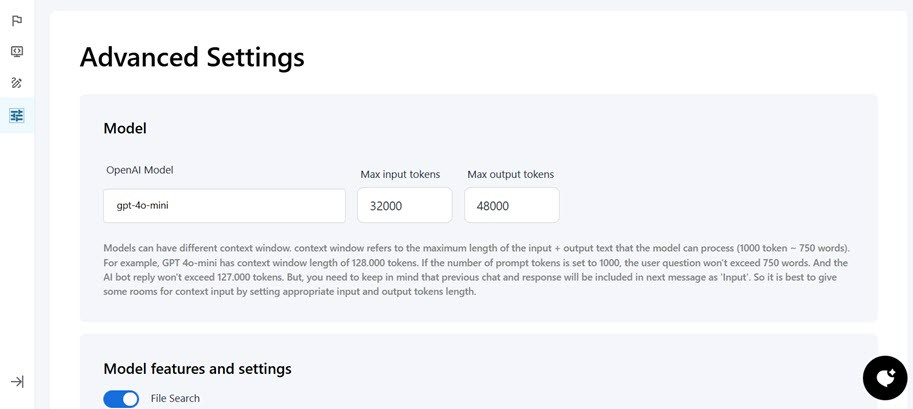 高级设置 - 如何将OpenAi Chatgpt添加到WordPress(分步)