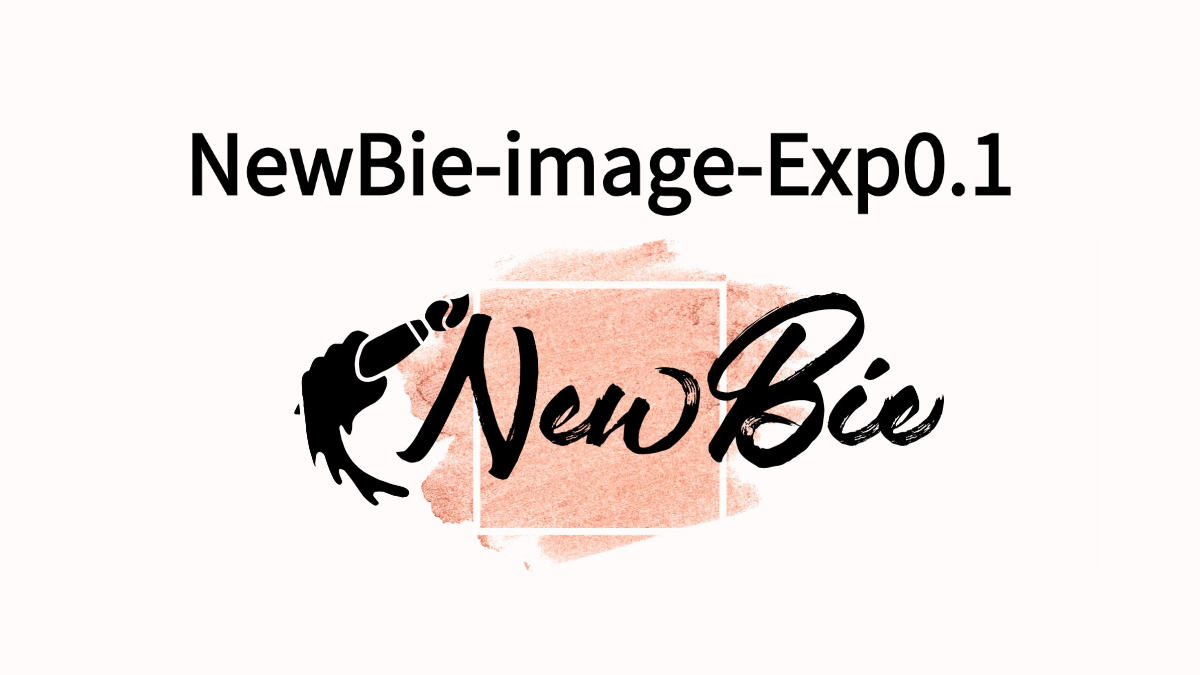 NewBie-image-Exp0.1 - NewBieAI-Lab开源的实验性动漫文生图模型